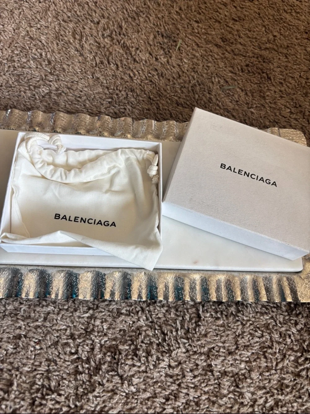 Balenciaga Leather Giant Arena Trip Wrap Bracelet in dark navy - Picture 9 of 9